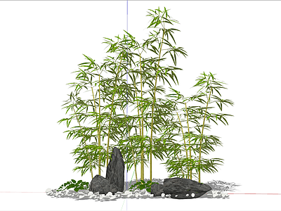 中式风格竹子