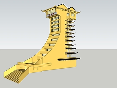 中式风格景观小建筑