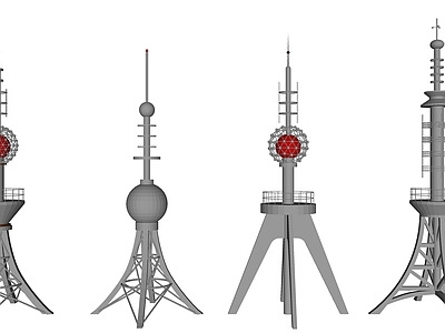 现代风格电塔 信号塔