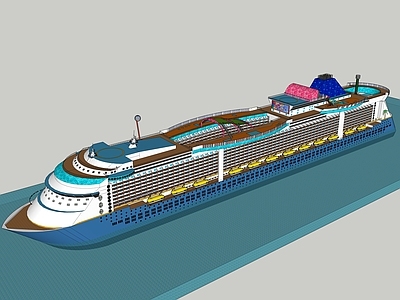 现代风格游轮