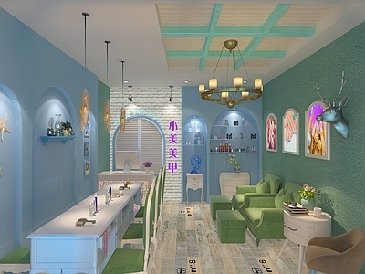 地中海混搭美甲店