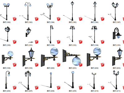 欧式风格路灯