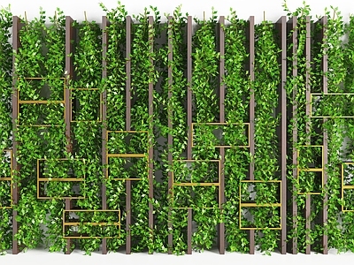 现代绿植墙 植物墙饰架
