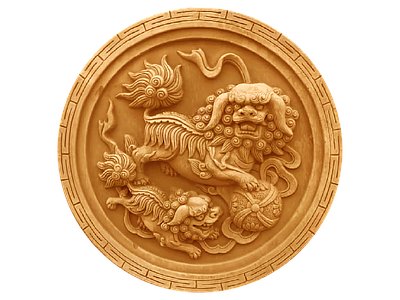 中式风格浮雕