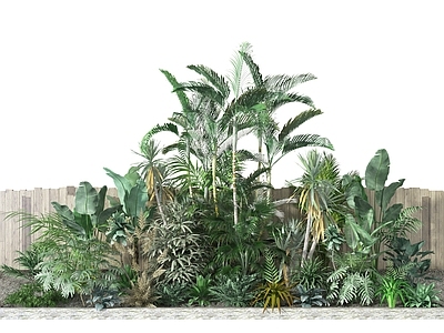 现代植物堆 堆 户外植物 草堆 草丛 盆景 植物 灌木