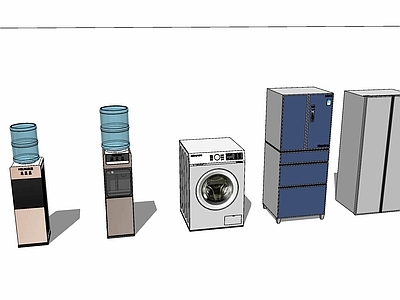 现代风格家用电器组合