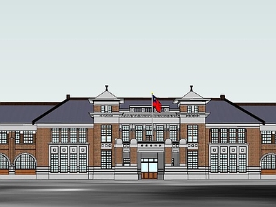 欧式风格市政府大楼