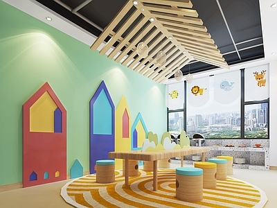 北欧幼儿园 餐厅