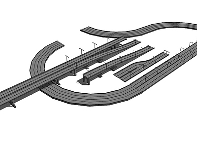 现代风格道路