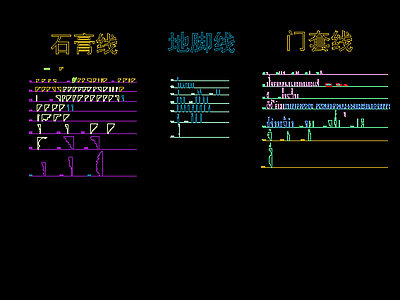 AB_Concept-cad各种规格线条 各式线条