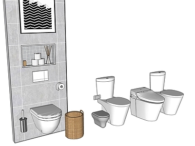 现代风格马桶 壁挂