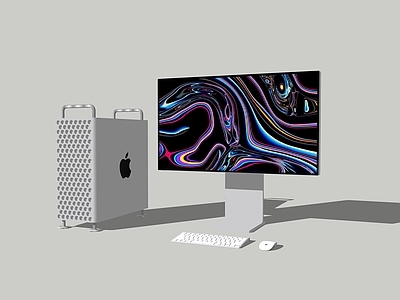 现代风格电脑 MacPro台式机 苹果新款