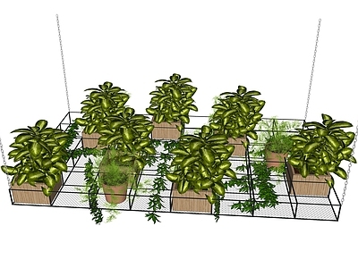 工业风格植物墙饰 墙面绿植挂件 攀爬类花架