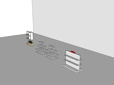 现代风格展示架 矮柜