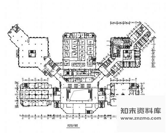 南京大型医院平面设计图