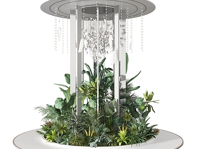 现代植物堆 堆 园林 美陈 盆景 橱