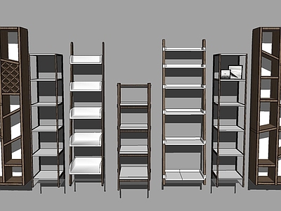 现代风格装饰架