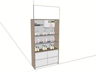 现代风格展示架 化妆品货架