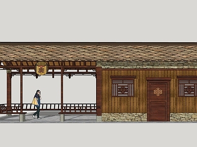 中式风格驿站