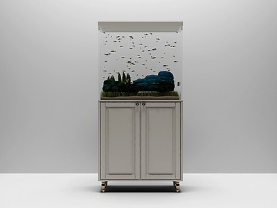 简欧鱼缸