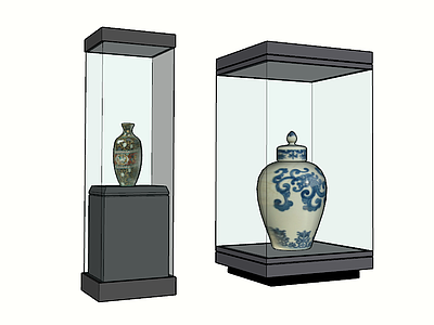 中式风格展示架