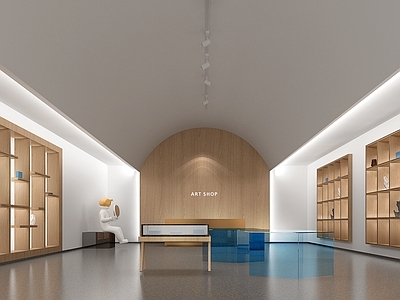 现代艺术展区 商店 商场展区