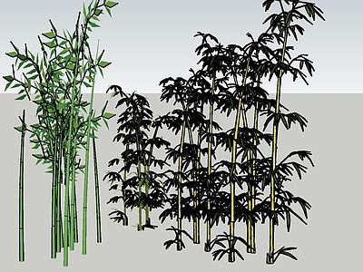 新中式风格竹子