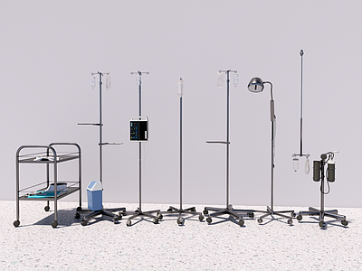 现代输液架 点滴架 输液器 医疗器材