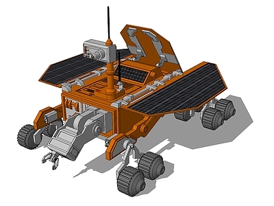 现代风格玩具机器人 太空探测车