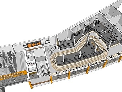 现代风格健身房