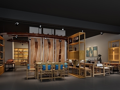 家具专卖店 家具 茶桌 沙发组合