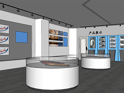 现代风格广告展厅