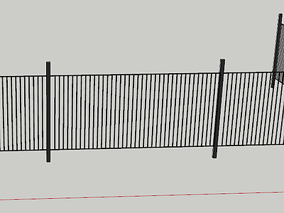现代风格栅栏