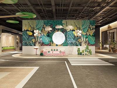 现代商场展区 公共