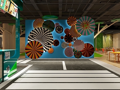 现代商场展区
