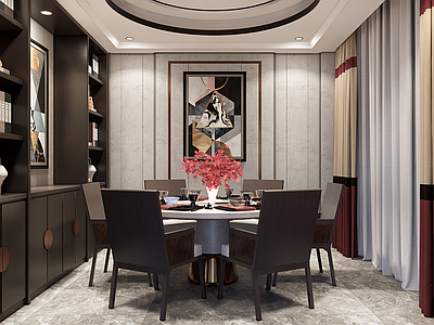 新中式风格中餐厅