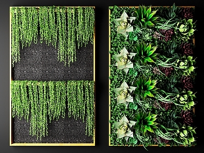 现代绿植墙