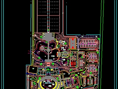 陵水现代农业科技园 园建展示区 施工图 居住区景观