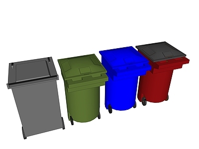 现代风格垃圾桶 垃圾箱
