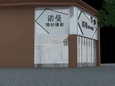 简欧婚纱店 头 婚纱