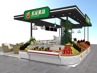 现代风格水果甜品店