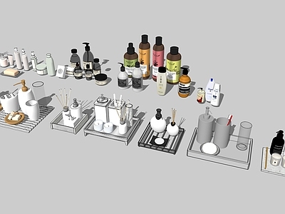 现代风格洗浴用品 卫生间用品组合
