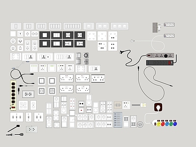 现代风格插座