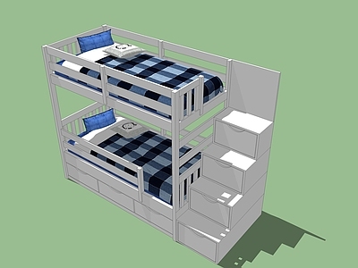 现代风格双层床