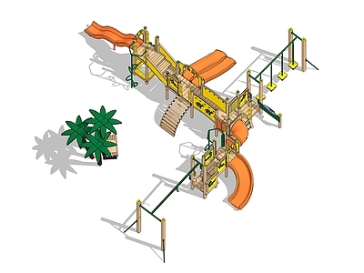现代风格儿童游乐设施