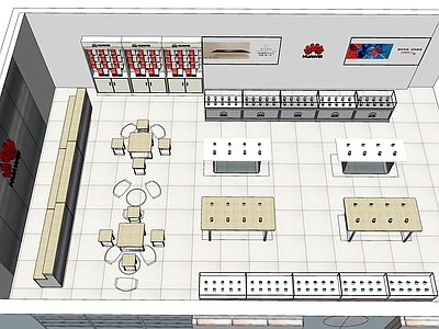 现代风格手机专卖店