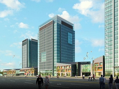 现代风格商场