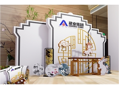 新中式风格其他商展器材 新中式展厅