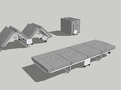 现代风格折叠床 四折床