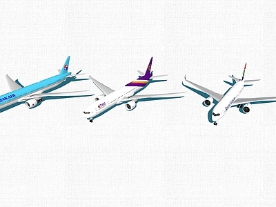 现代风格航空